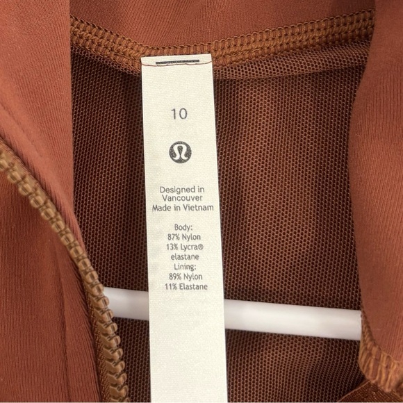 NWT Lululemon Define Jacket *Luon In Roasted Brown Size 10 - Picture 9 of 11
